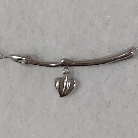 Titanium Steel Heart Link Bracelet - Picture 3 of 6